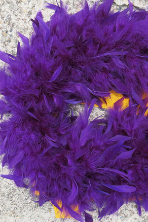 Chandelle Feather Boa - violet