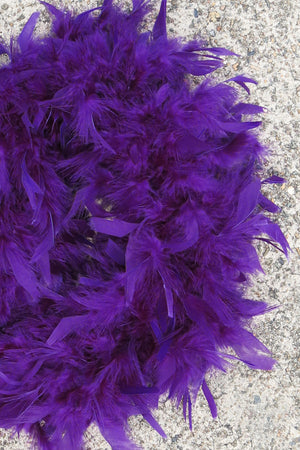 Chandelle Feather Boa - violet