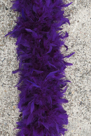 Chandelle Feather Boa - violet