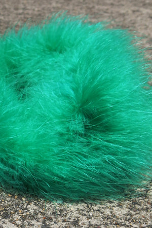 Marabou Feather Boa Trim - green