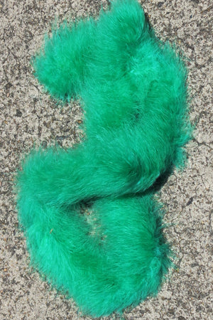 Marabou Feather Boa Trim - green