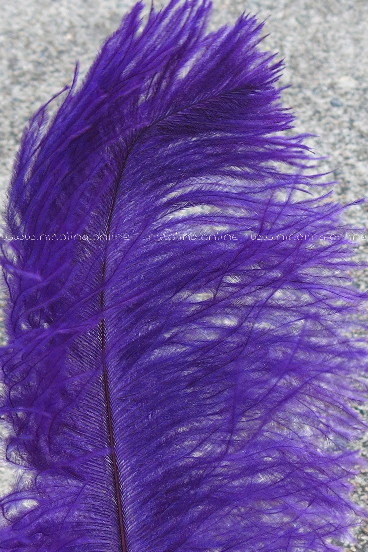 Touch of Nature Ostrich Plume 22 Purple 1pc