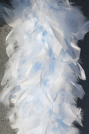 Chandelle Feather Boa - Baby Blue