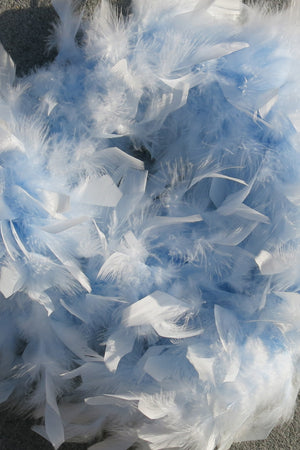 Chandelle Feather Boa - Baby Blue