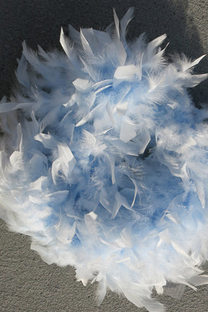 Chandelle Feather Boa - Baby Blue